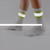 High Reflective Cycling Running Sports Socks Night Safety Compression Athletic Socks for Running Cycling Basketball Hiking Crew