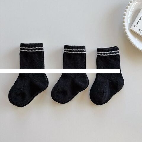 ODM Summer Mesh Baby Socks Absort Sweat Breathable Black And White Grey Crew Socks Student Socks