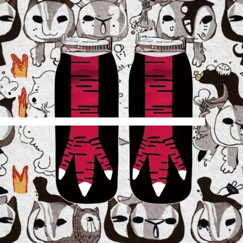 Women s Funny Chicken Cluck Legs Crazy Socks Custom Fashion Crew Length Striped Wine Embroidery Print Socks Breathable Custom
