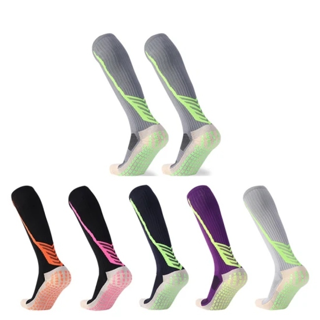 Soccer Football Socks Team Sport Athletic Knee High Breathable Compression Socks for Adult Youth Kids Boys