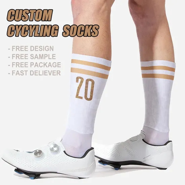 Quick Dry Sport Compression Cycling Custom Socks Men Running Socks
