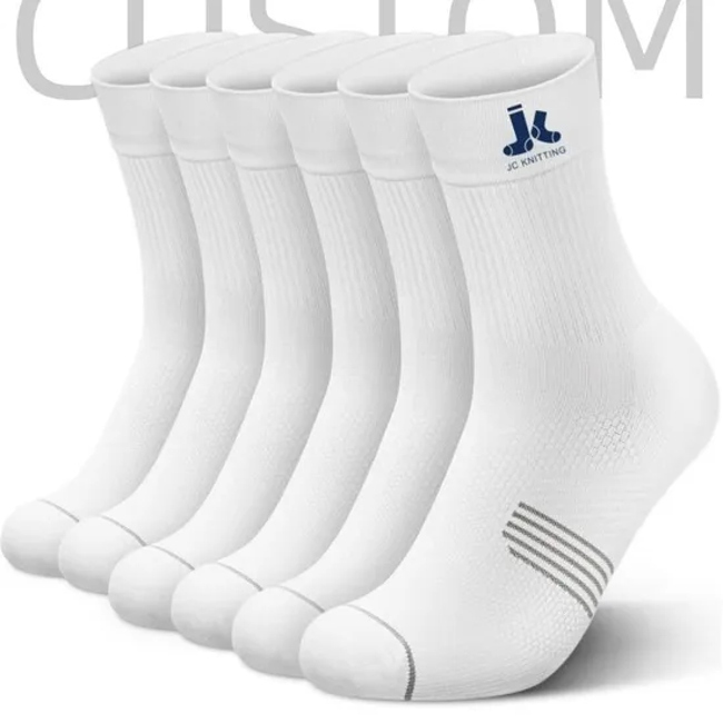 Custom Design Logo and Pattern Running Athletic Compression Socks for Men Women
