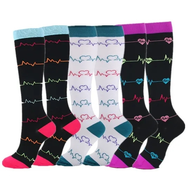 Professional Soccer Socks Long Knee Soccer Sport Socks Multi Color Compression Cycling Basketball Elites Men Sports Socks