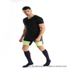 Cotton Compression Graduated Support Knee-High Color Blocking Socks for Men&Women
