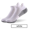 Wholesale Compression Cotton Men Women White Black Grey Custom Stockings Crew Adult Thick Cushion Terry Sports Running Ankle Socks
