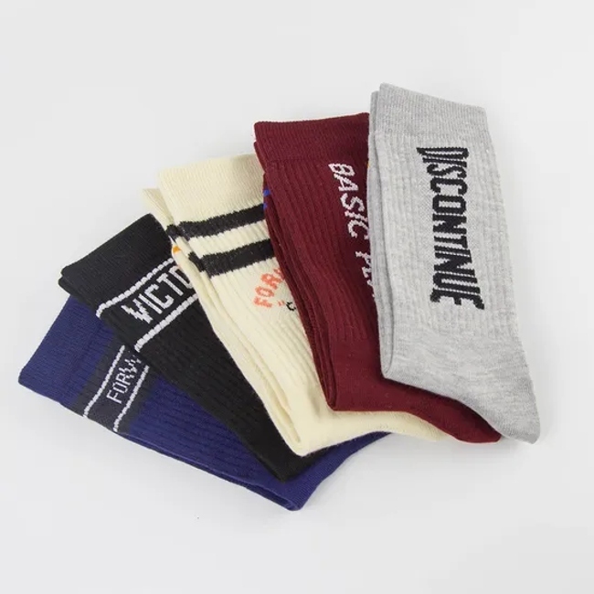 Unisex Men Cotton Women Custom Wholesale Compression Crew Socks