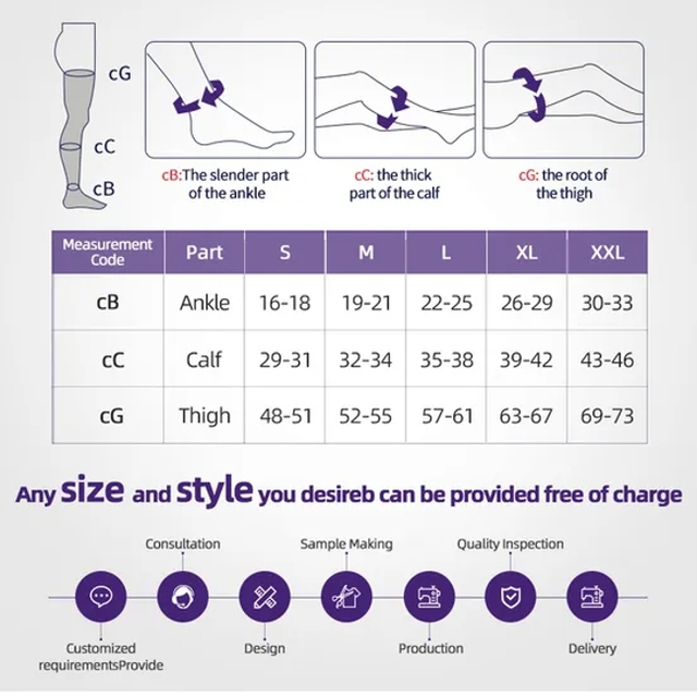 Wholesale Post Op Recovery Socks High Compression Socks Support Therapeutic Graduated Shapewear Socks Medical Grade 2 MID-Calf-Length Socks with Toe Exposed