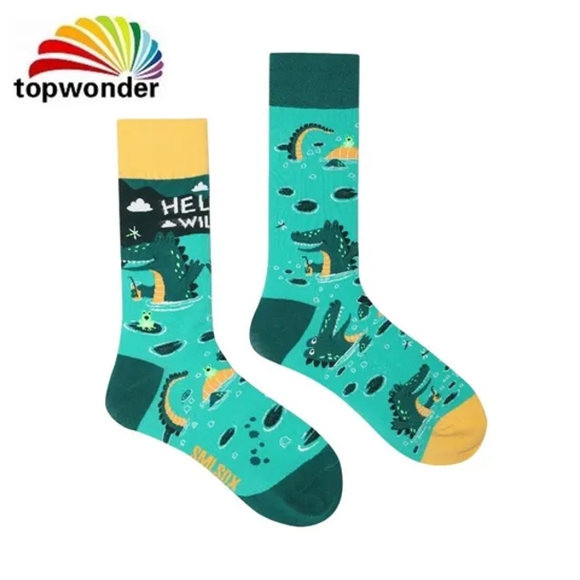 Wholesale and Customize Knee High Sock Cartoon Sock Fashion Sock Ab Pair Sock in Different Designs