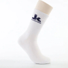 Jc Custom Logo Cotton Solid Custom Color White High Quality Athletic Men Socks