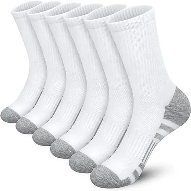 High Quality Custom Logo Outdoor Sport White Socks for Men