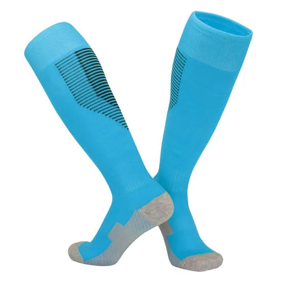 Premium Solid Color Soccer Socks for Adults, 85g Lightweight Comfort