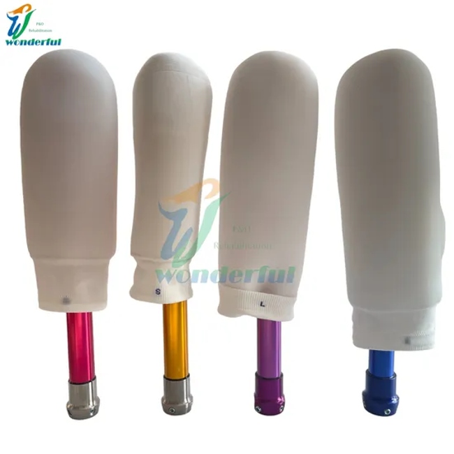 High Quality Cotton Gel Socks for Prosthetic Leg Residual Limbs Below-Knee Socket Joint Prosthesis Sleeves Knee Joint Gel Sock