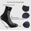 Men Bamboo Fiber Socks Compression Autumn Black Business Casual Socks Men Dress Socks