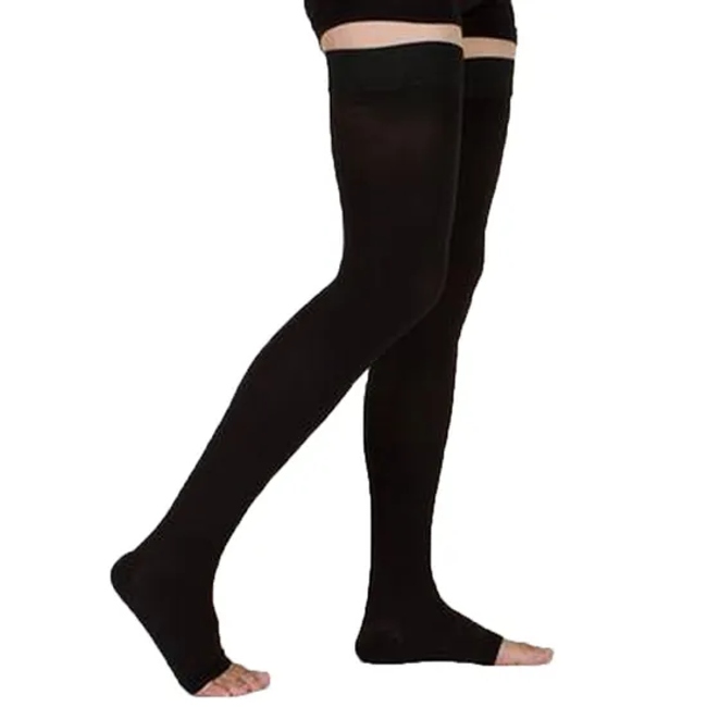 FDA CE ISO Certificated 15-21mmhg Open Toe Muscle Recovery Medical Compression Socks Anti-Varicose Vein Compression Stockings