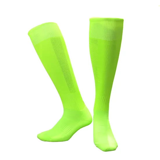Colorful Knee High Socks for Young Athletes - Green Football