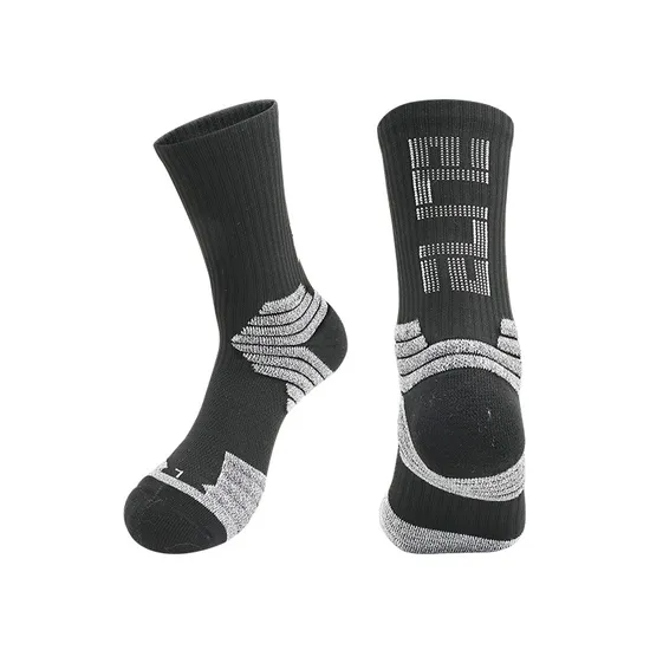 Chinese Producer Unisex Knee High Solid Sport Compression Football Socks