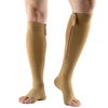 Medical Grade 2 Open Toe Zipper Compression Socks for Varicose Vein