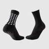 Factory Custom Woven High Quality Black White Cotton Socks with Logo