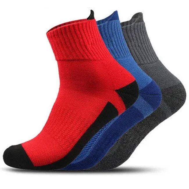 Outdoor Compression Bamboo Work Fiber Sport Running Men Socks Custom