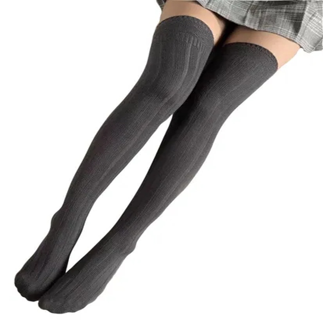 Women Stripe Compression Knee High Socks
