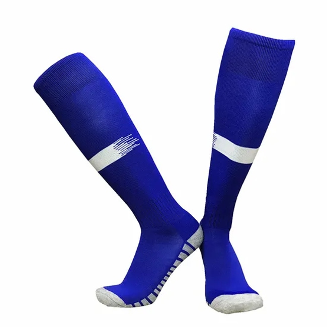 151-C017# Long Anti-Slip Football Training Socks for Men