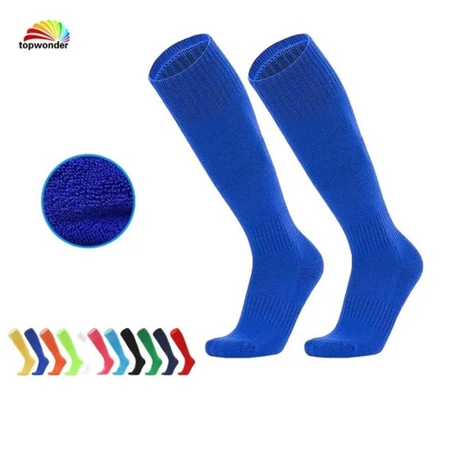 Customize All Sorts of Cushion Bottom Terry Football Sports Sock in Many Colors and Sizes at Low Prices