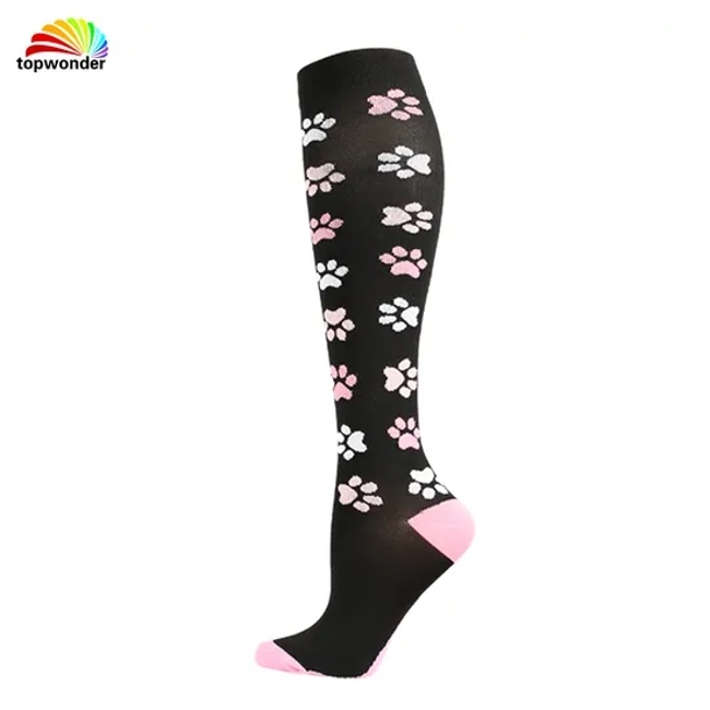 Customize and Wholesale Compression Nurse Medical Varicose Sock in Many Designs and Low Prices