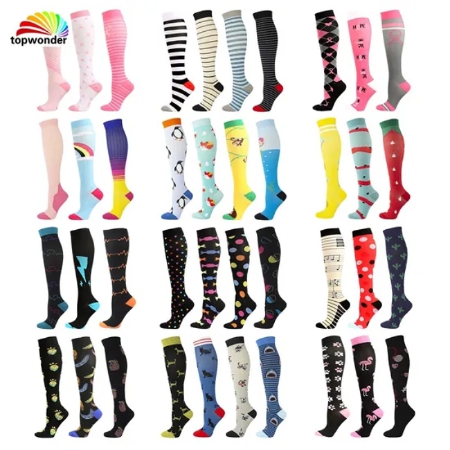 Customize and Wholesale Compression Nurse Medical Varicose Sock in Many Designs and Low Prices