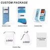 Wholesale Embroidered Knitted Cotton Unisex Breathable Comfortable Custom Sports Socks