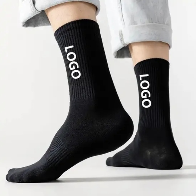 High Quality Custom Logo Men Socks Colorful Sport Combed Cotton Socks Unisex