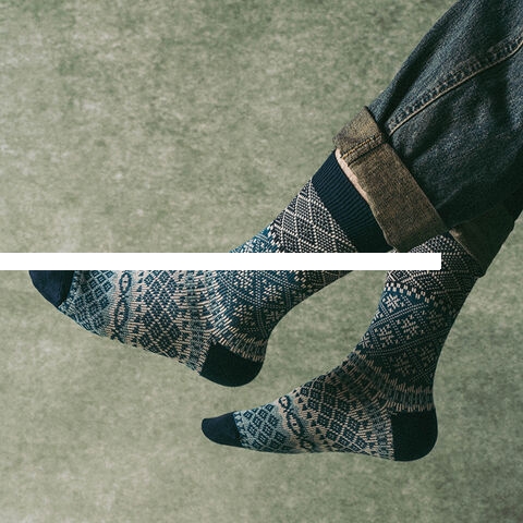 New Fashion Style Top Quality Men s Autumn Warm Knitting cotton Dress Socks Breathable Unisex Ethnic Leisure Crew Socks Stockings