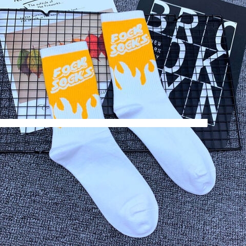 Wholesale Funny women girl fashion crew cotton design socks