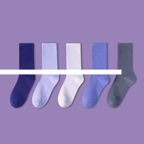 Wholesale Funny women girl street fashion crew cotton design socks
