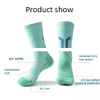 Wholesale good quality professional men s basketball crew socks breathable anti slip ultra light sports absorb sweat socks