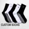 Anti-Slip Compression Logo Cushion Nylon Grip Foorball Women Unisex Embroidery Non Slip Breathable Soccer Football Sports Socks