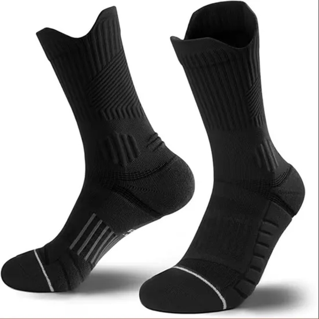 Low MOQ Sports Machine Price Compression Running Wholesale Cushion Crew Athletic Sports Men Socks