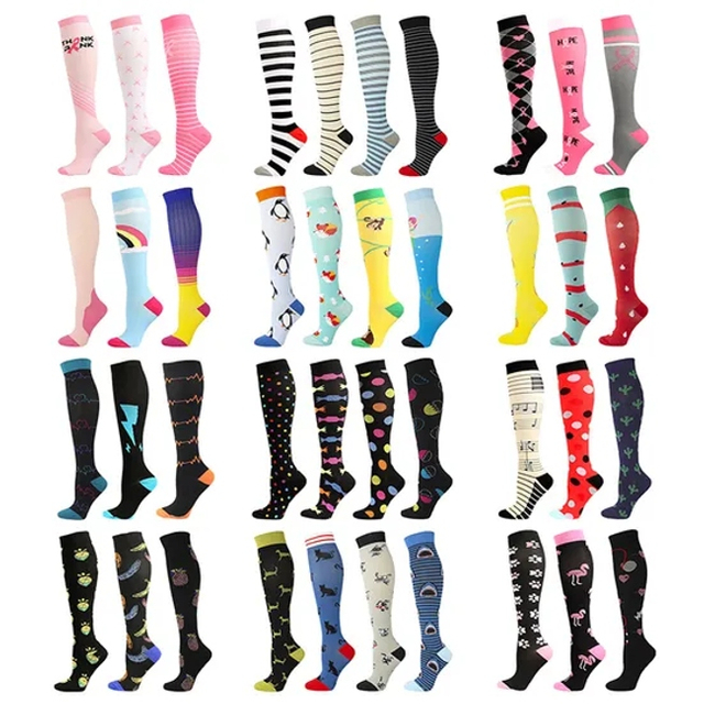 Customized Sports Socks Design Your Logo Compression Socks for Men and Boy Running Casual Socks for Basketball