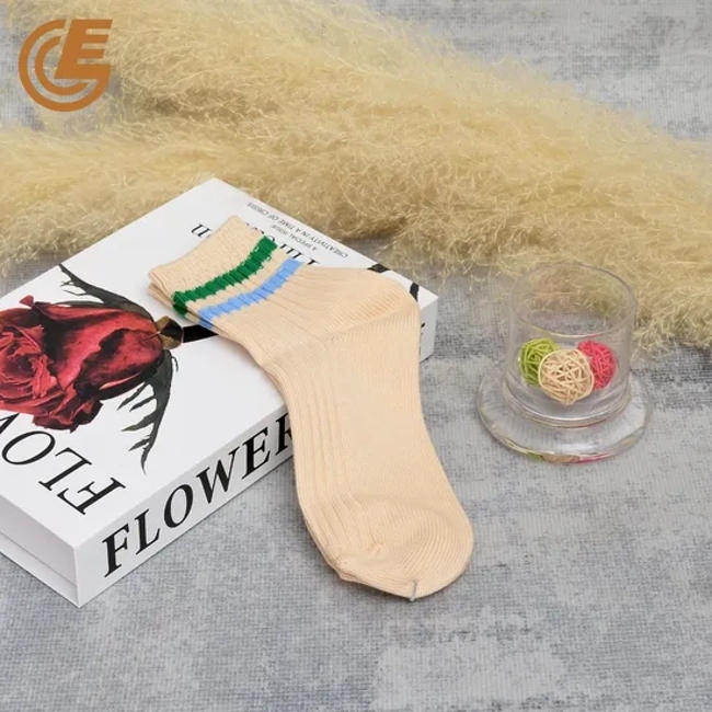 Qlm-119-3 Autumn Winter Custom Design Ribbed Compression Running Socks