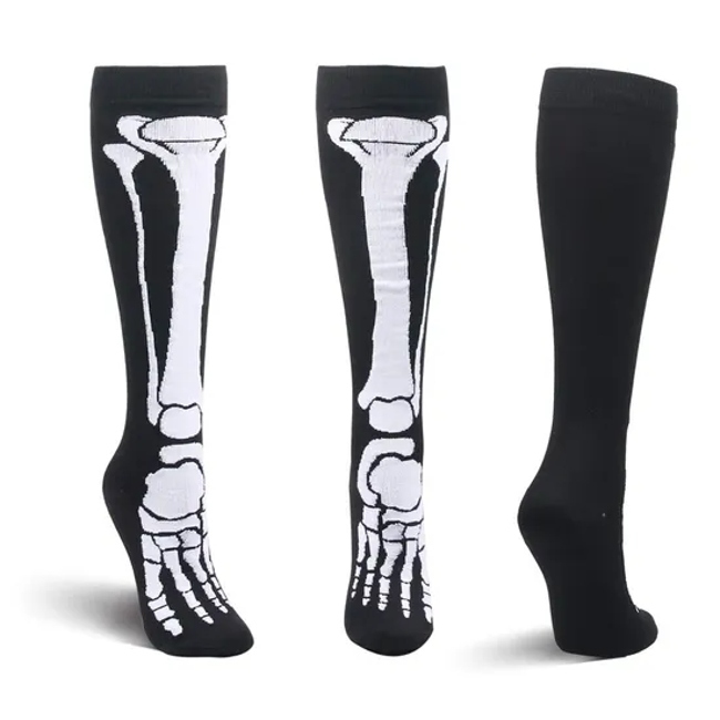 Halloween Socks for Women Girl & Men Fit Support Knee High Compression Socks
