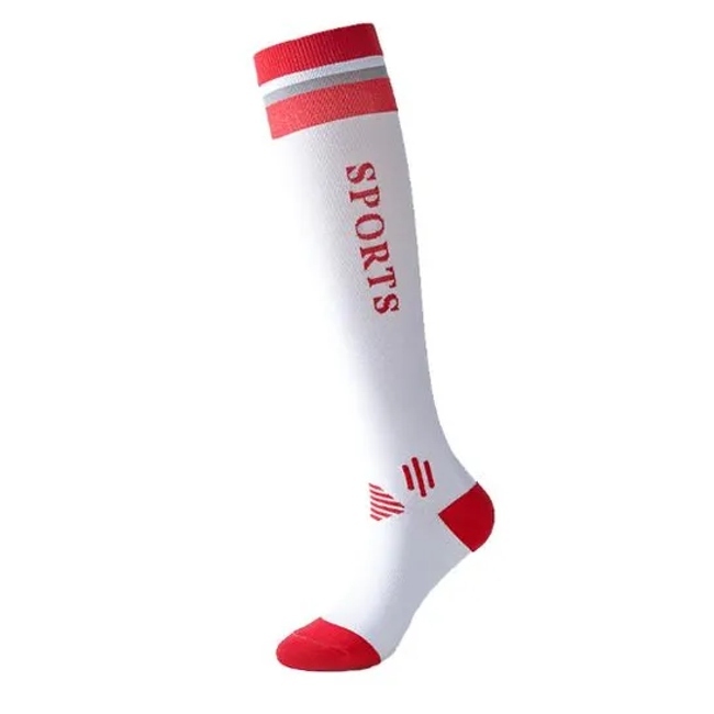 Wholesale Customized Men Women Fashion Nylon Knee High Compression Athletic Sports Socks for Outdoor