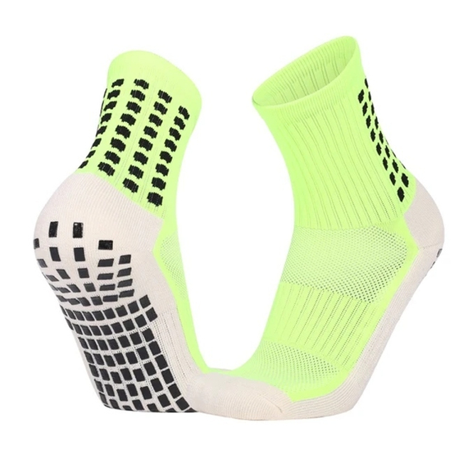 Cotton Breathable Comfort Compression Soccer Sport Anti Slip Training MID Calf Sports Socks for Men