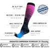 1 Pair Compression Socks Women and Men Stockings Best Medical Nursing Hiking Travel Flight Socks Running Fitness Socks