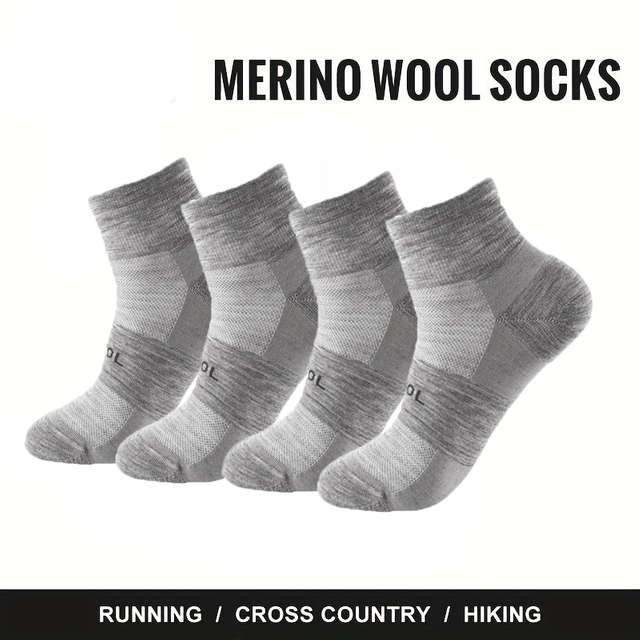 exclusive offers Men Women Merino Wool Socks Low Cut Sock % Merino Wool Breathable Comfort Fit Thin for Running Cycling & 