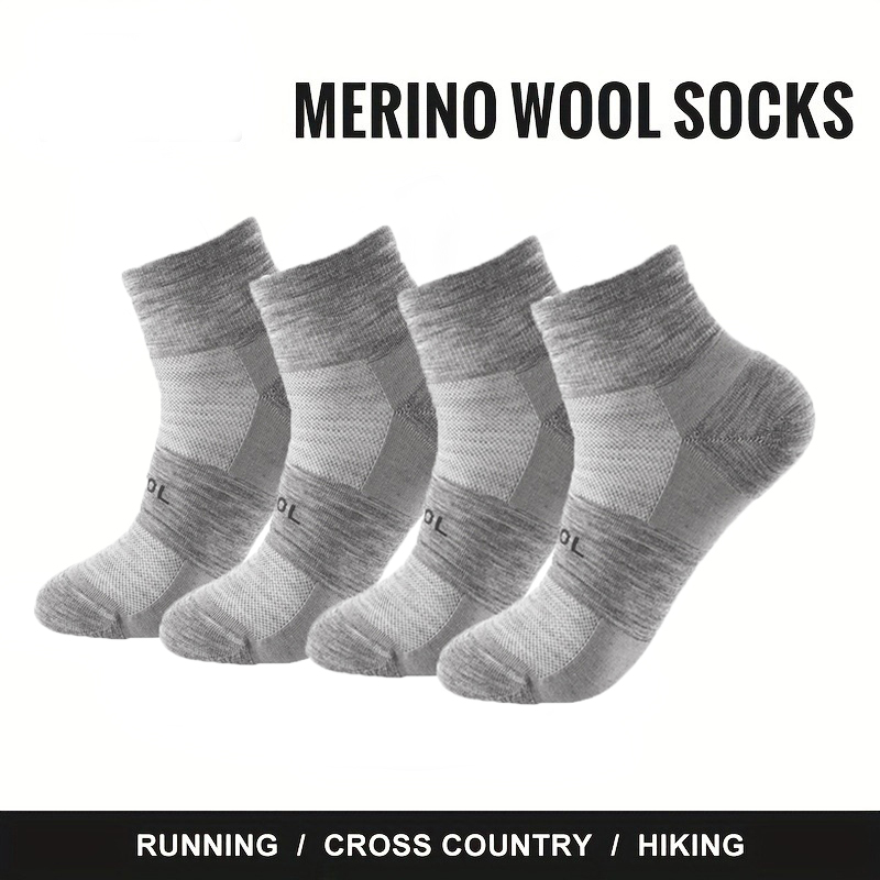 exclusive offers Men Women Merino Wool Socks Low Cut Sock % Merino Wool Breathable Comfort Fit Thin for Running Cycling & 