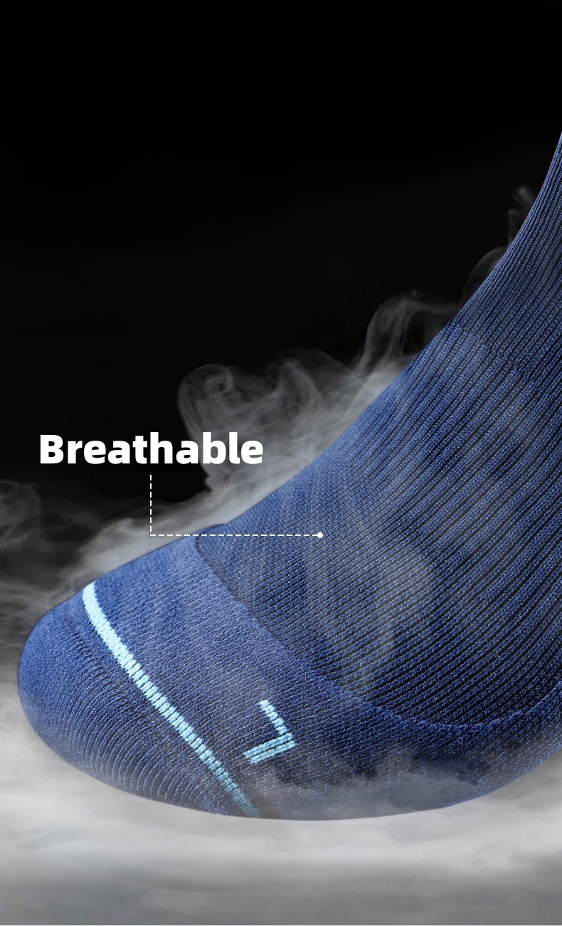 bulk purchase Boneless Socks Men Women Outdoor Running Riding Basketball Sports Socks Mid-calf Socks Thickened Absorbing 