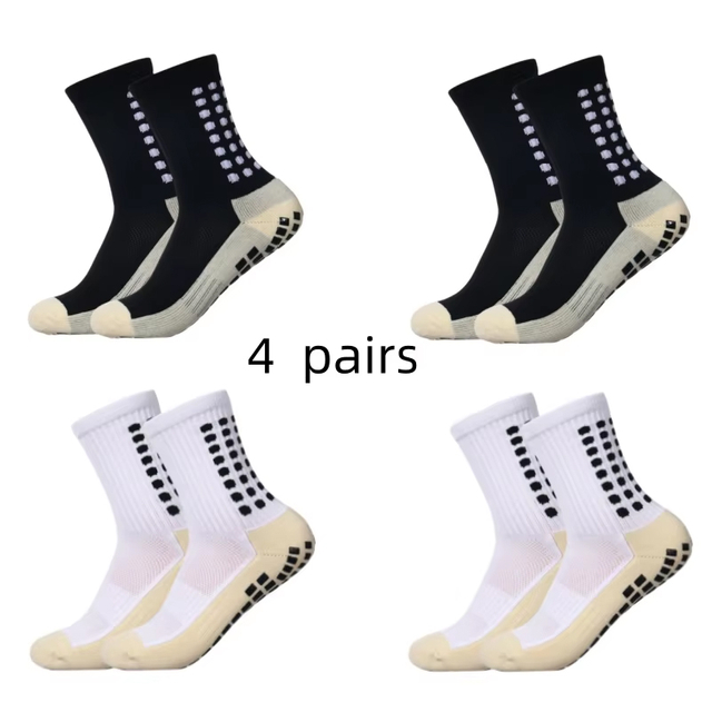 private transaction Men's Soccer Socks With Anti-Slip Silicone Pads, Thick Towel Bottom For Sweat Absorption,ootball Socks, 