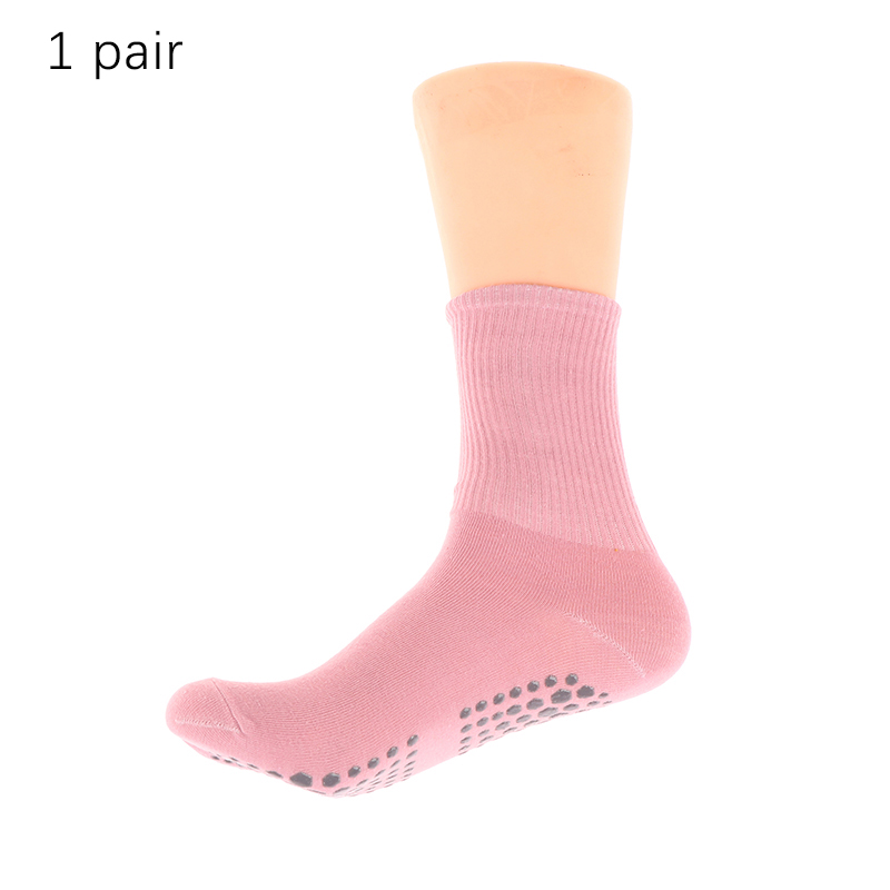 affordable price Cotton Breathable Mid-calf Yoga Socks Solid Color Striped Anti-slip Sports Socks Pilates Socks Training 