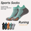 personalized tags Professional Marathon Running Sock Outdoor Sports Fitness Thickened Cushioned Short Tube Low Cut Boat Ankle 