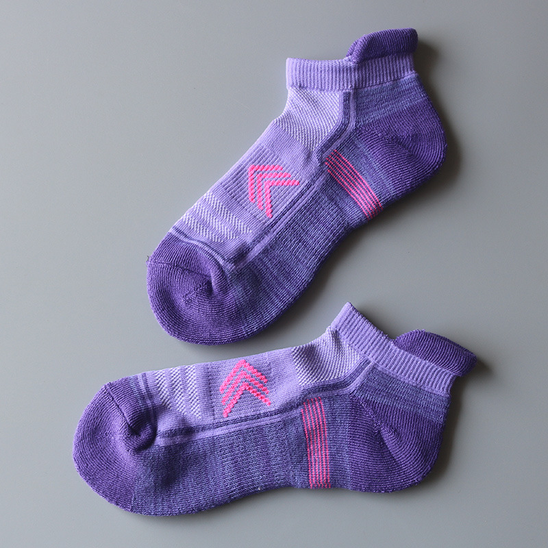 High Demand Running Socks For Women Color Matching Four Seasons With Movement Stockings Looped Breathable Short Help 