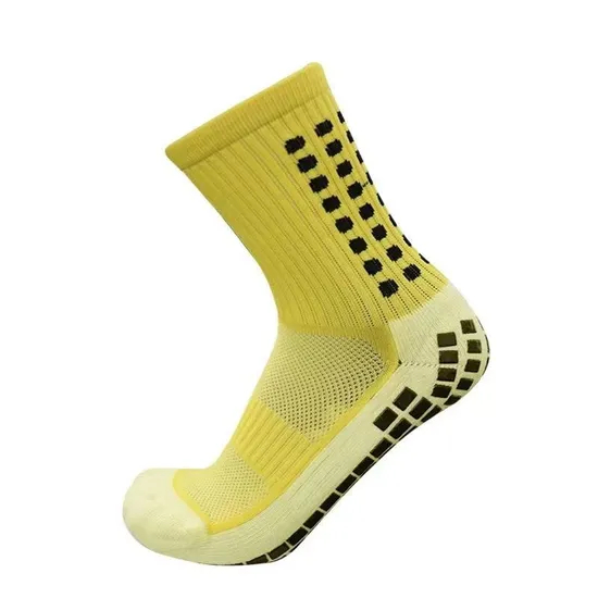 Sports Custom Logo Nylon Spandex Grip Black Organic Cotton Compression MID-Tube Non-Slip Knitting Wholesale Gym Soccer Football Men Yoga Women Stocking Socks